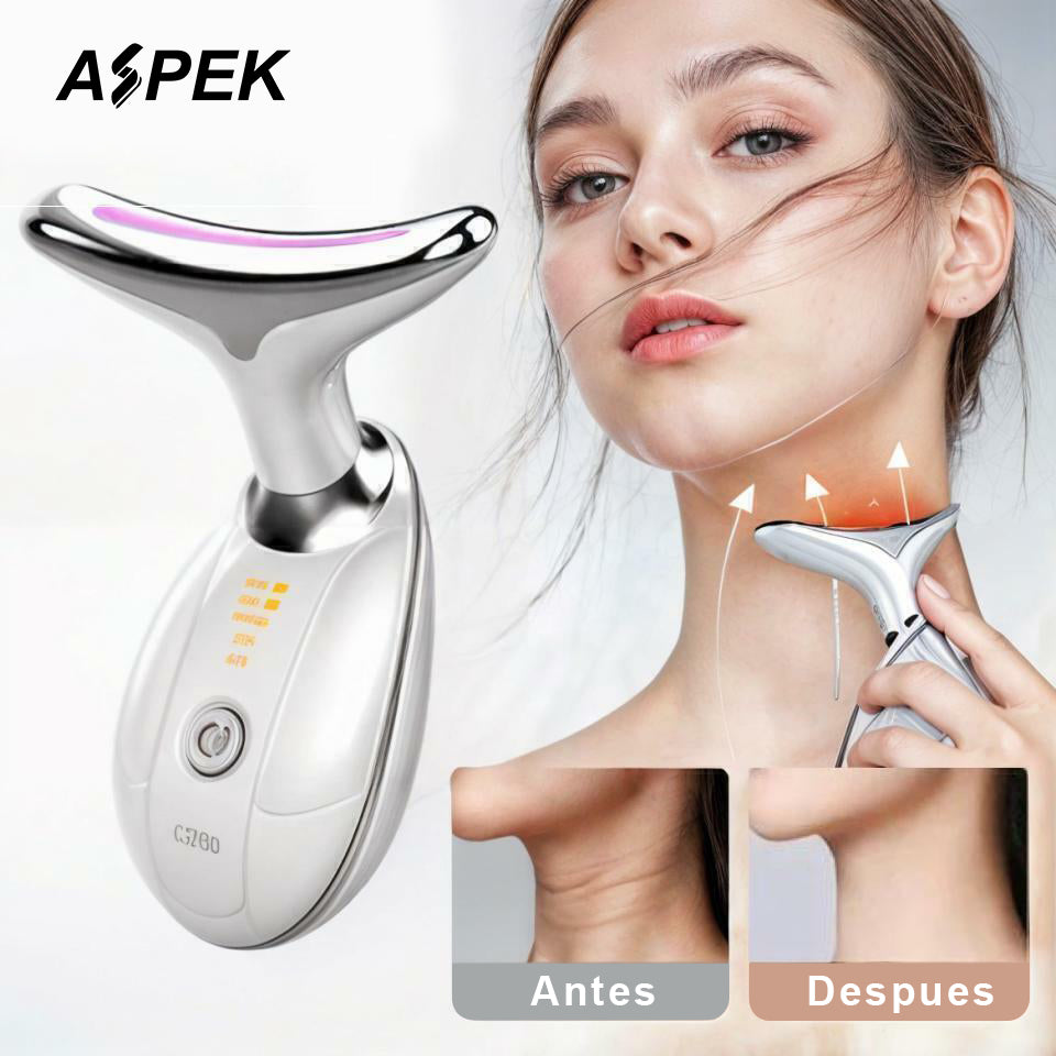 Combate Arrugas y Papada Masajeador Led Facial