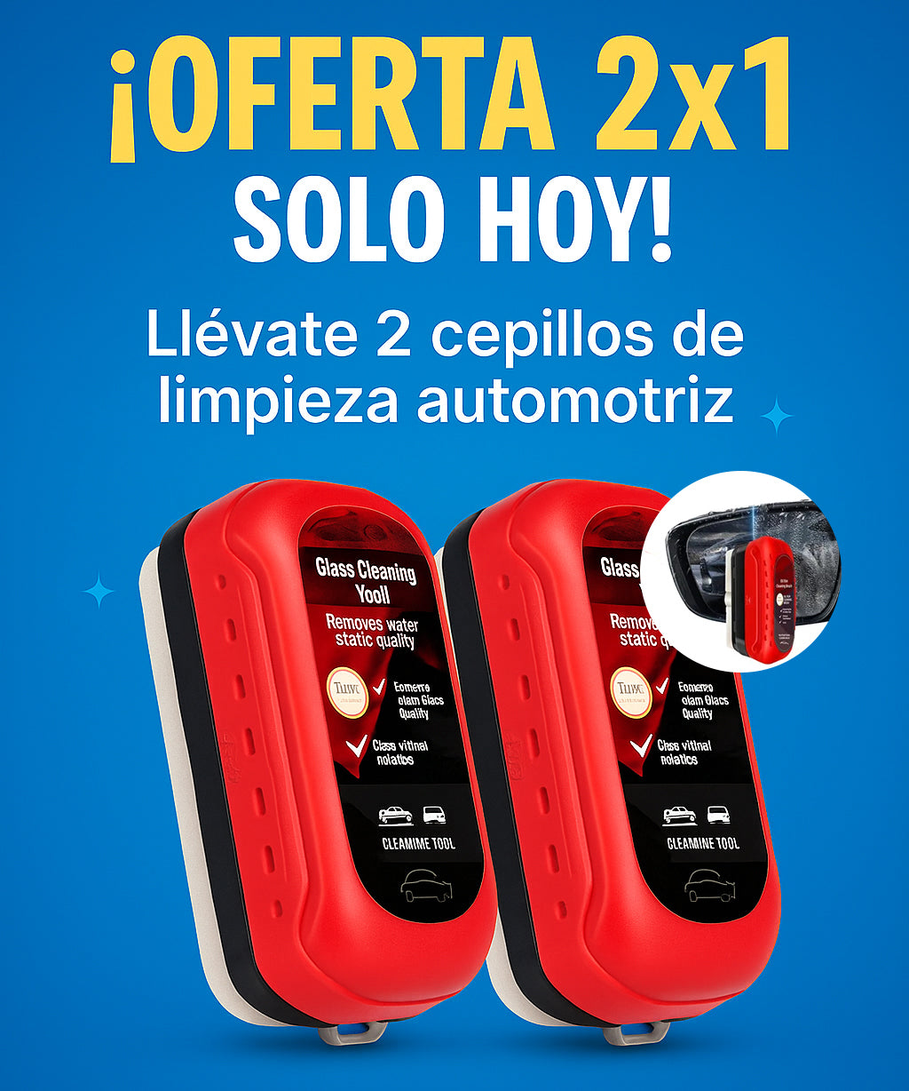 OFERTA 2X1 CEPILLO AUTOMOTRIZ